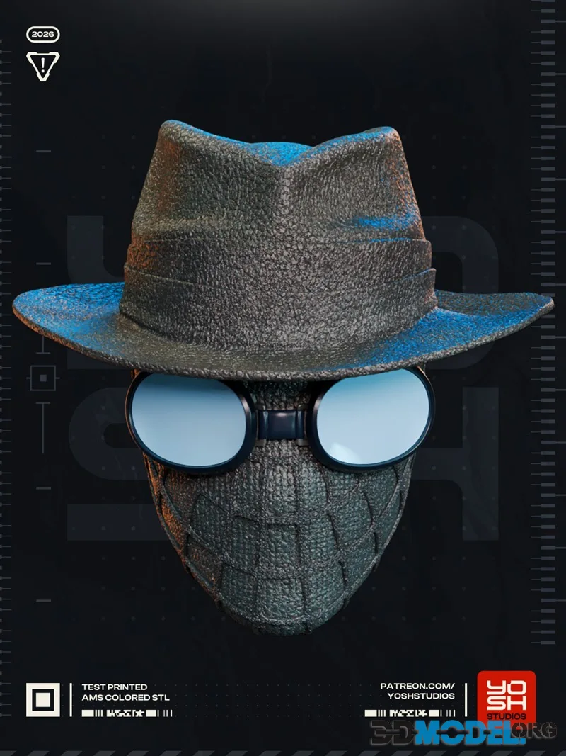 Spider-Man Noir Helmet – Printable