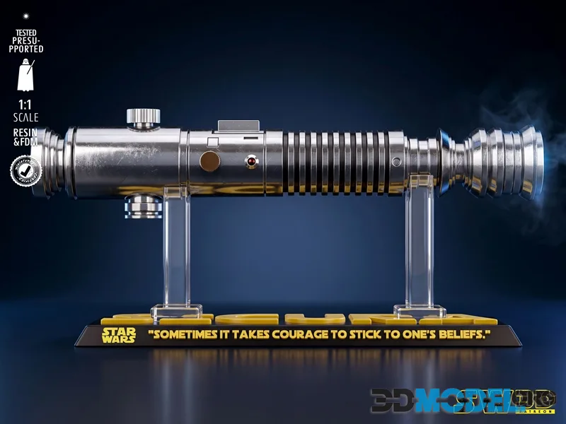 SW3D - Aayla Secura Lightsaber – Printable