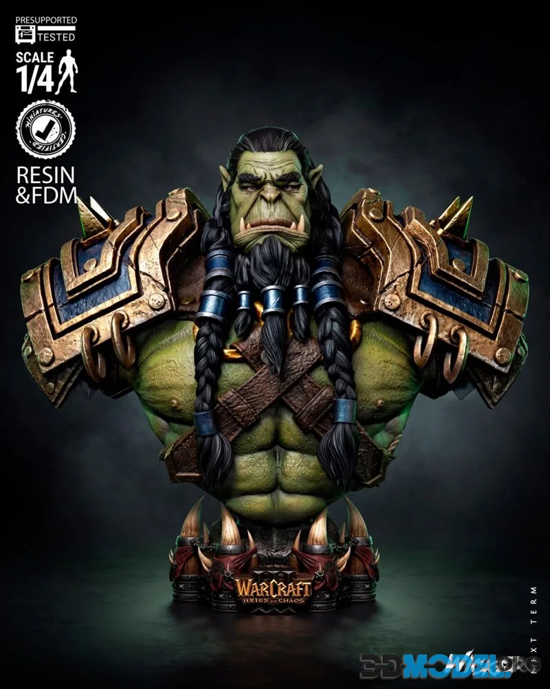 Wicked - Thrall Portrait Bust – Printable