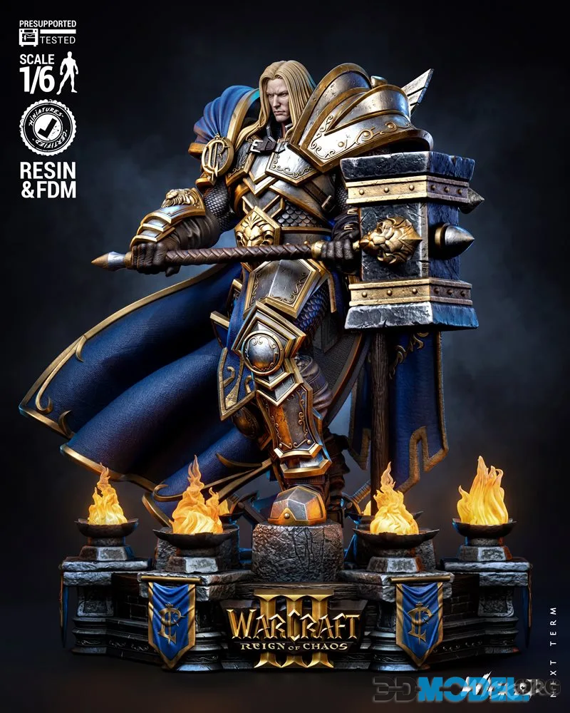 Wicked - Arthas Sculpture – Printable