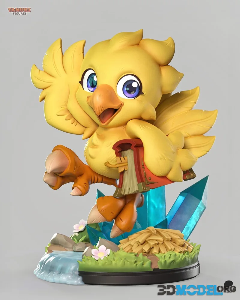 Tanuki Figures - Chocobo Chibi – Printable