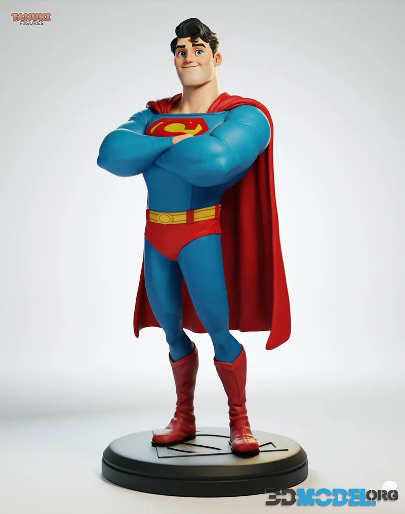 Tanuki Figures - Classic Superman – Printable