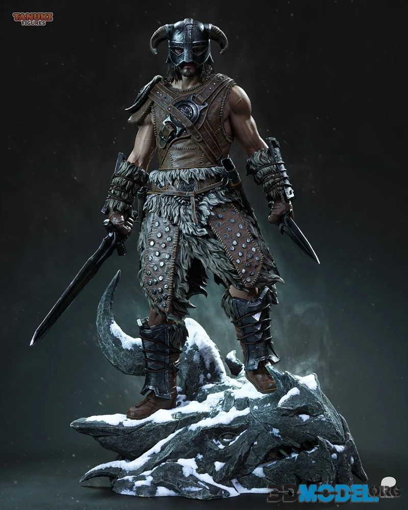 Tanuki Figures - Dragonborn – Printable