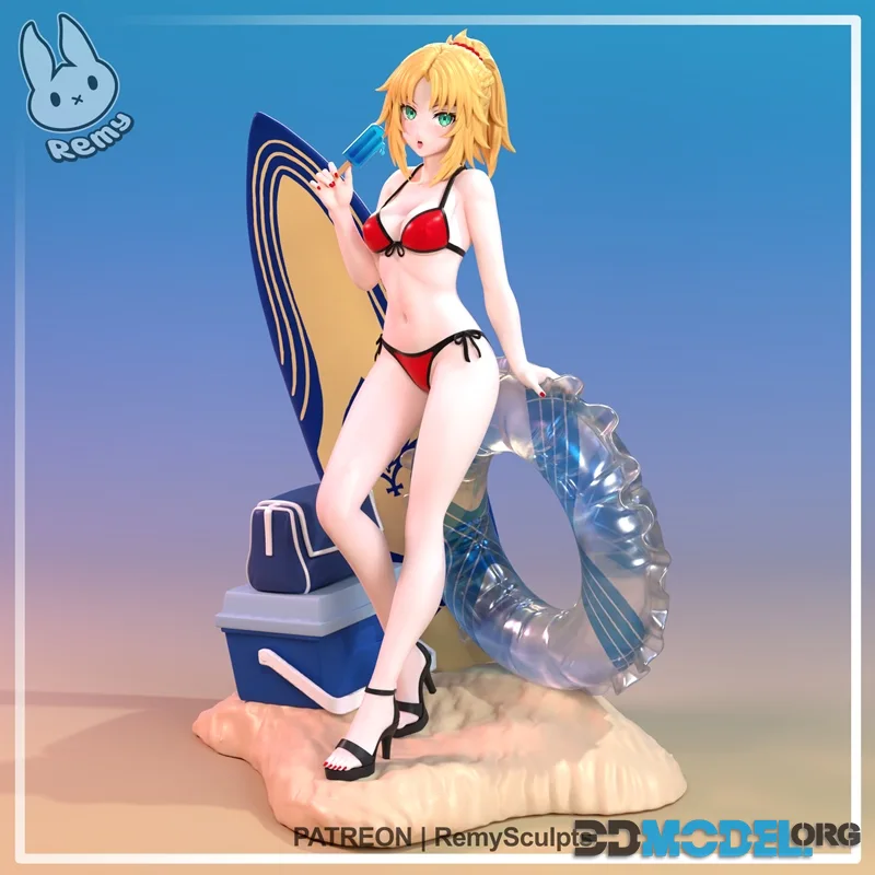 Remy Sculpts - Mordred (summer) - FGO – Printable