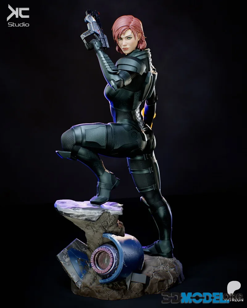 KcStudio - Commander Shepard - Mass Effect fanart – Printable