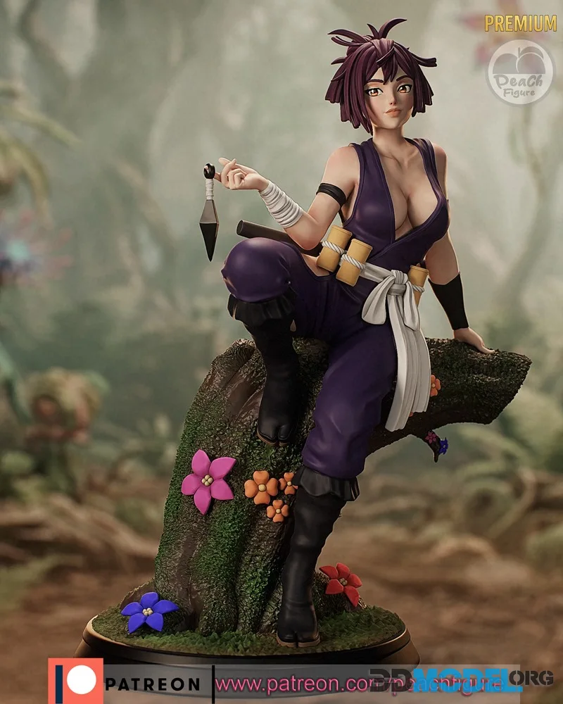 Peach Figure - Yuzuriha – Printable