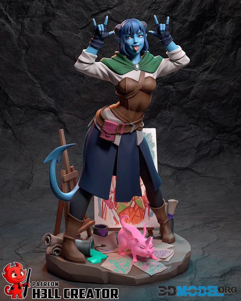H3LL Creator - Jester Lavorre from The Mighty Nein – Printable