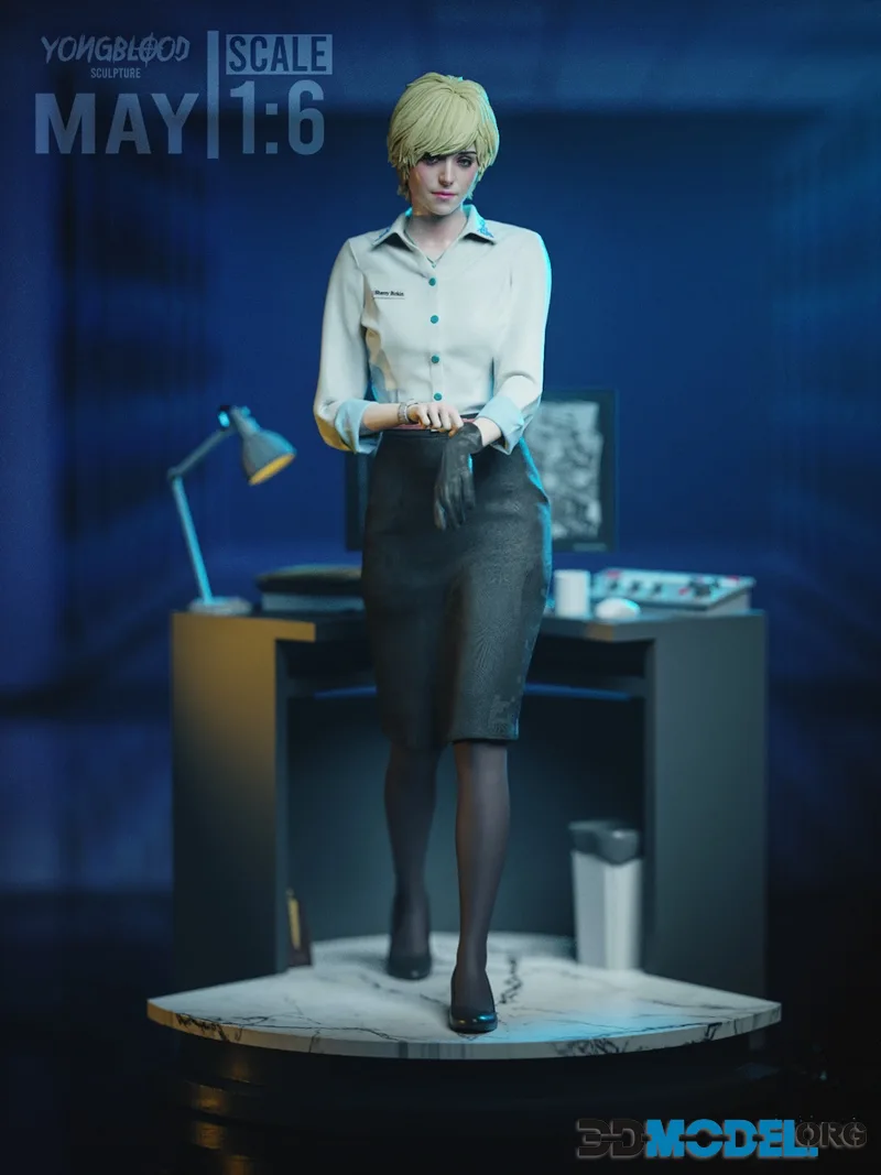 Yongblood Sculpture - Sherry Birkin - Resident Evil Requiem – Printable