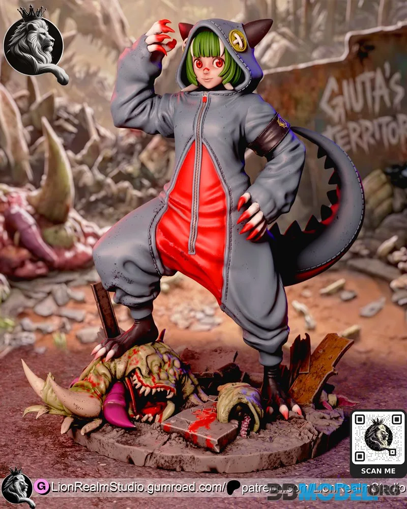 LionRealm Studio - Guita - Gachiakuta – Printable