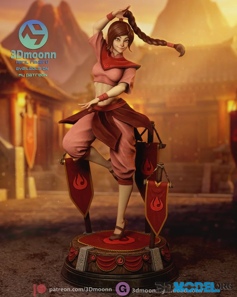 3Dmoonn - Ty Lee - avatar the last airbender – Printable