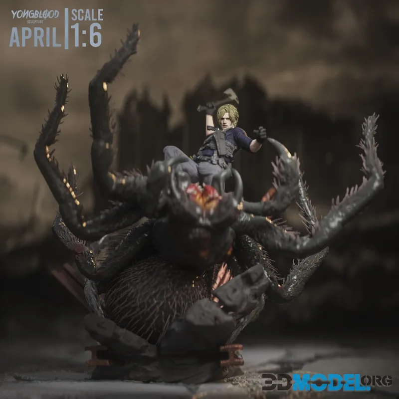 Yongblood Sculpture - Leon S Kennedy Requiem – Printable