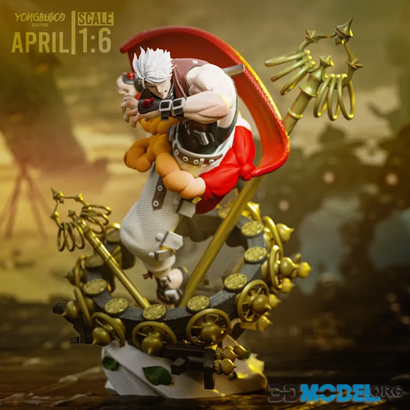 Yongblood Sculpture - CHIPP ZANUFF Guilty Gear – Printable