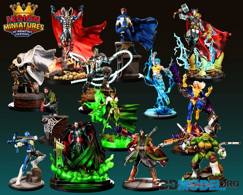 Legion Miniatures - Pack 57M February 2026 – Printable