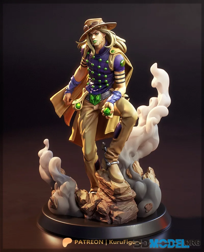 Kuru Figure - Gyro Zeppeli – Printable