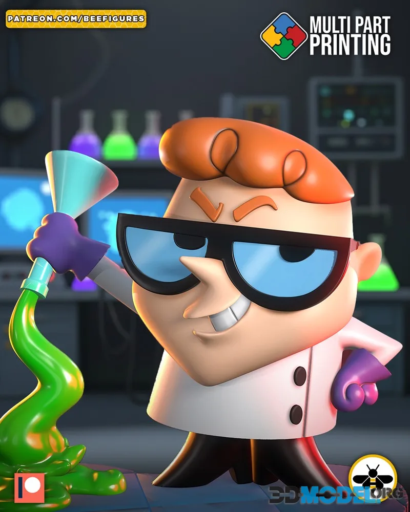 Bee Figures - Dexter - Dexter Laboratory – Printable