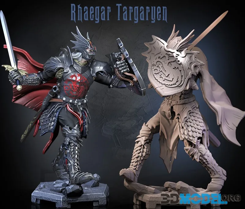 Dragun Studios - Rhaegar Targaryen – Printable