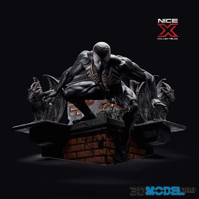 Nice X Collectibles - Symbiote Spiderman – Printable