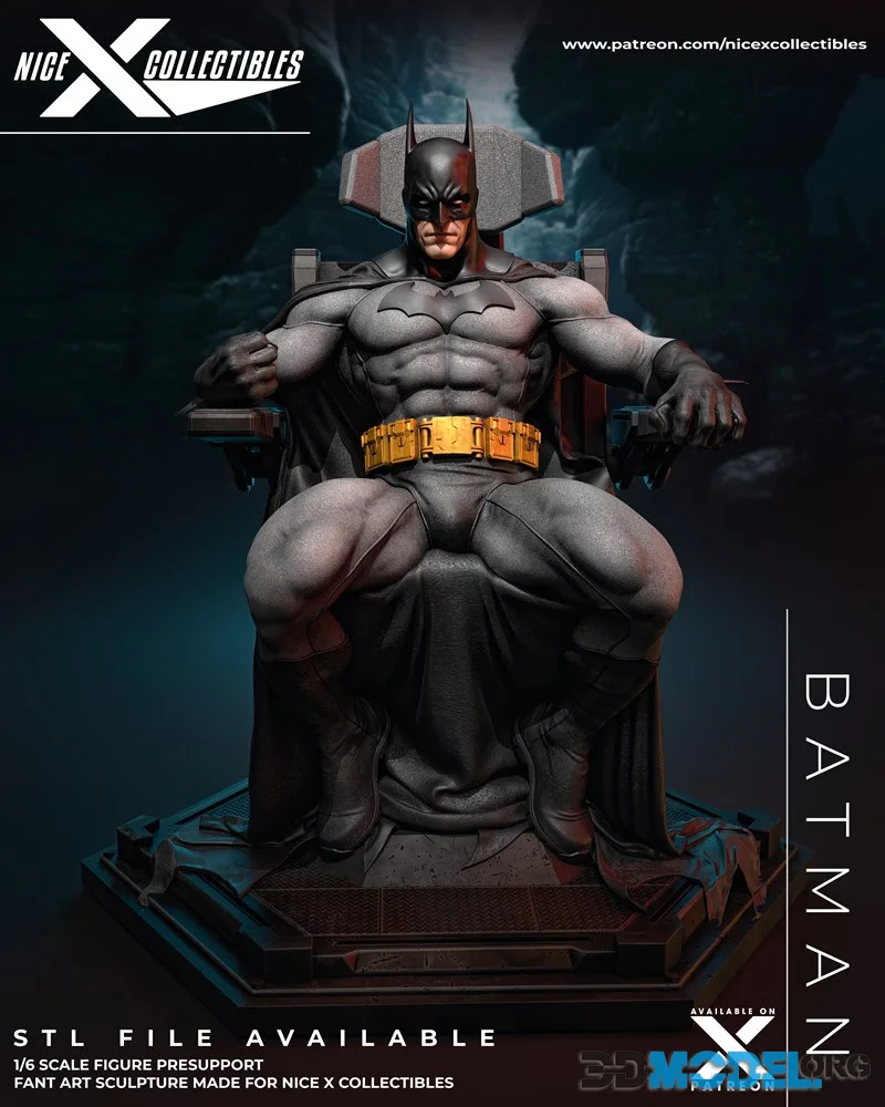 Nice X Collectibles - Batman Throne – Printable