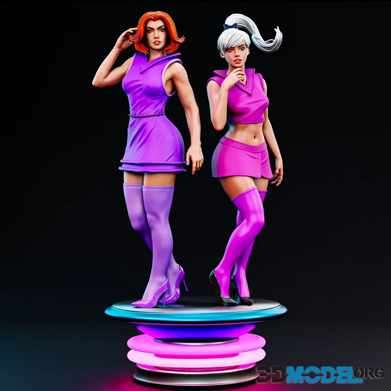 BrunoArt3D - Jane Jetson and Judy Jetson – Printable