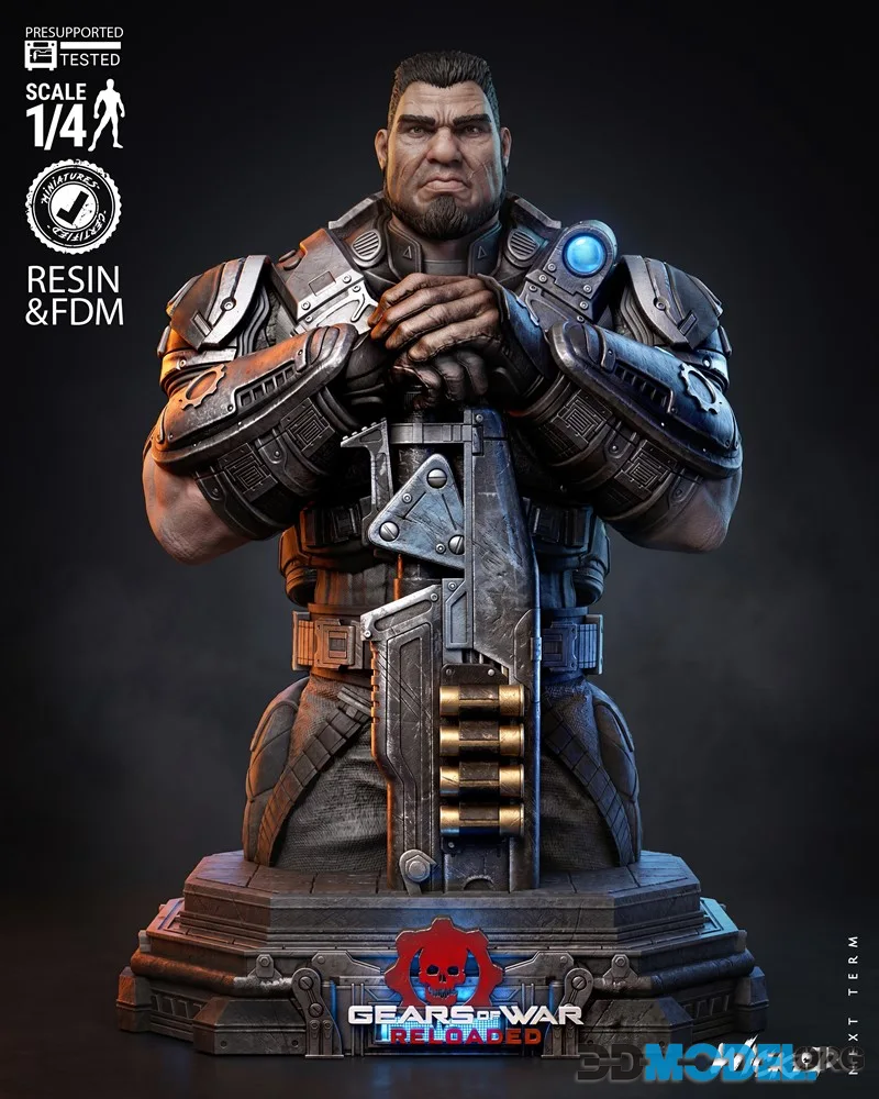 Wicked - Dominic Santiago Bust – Printable