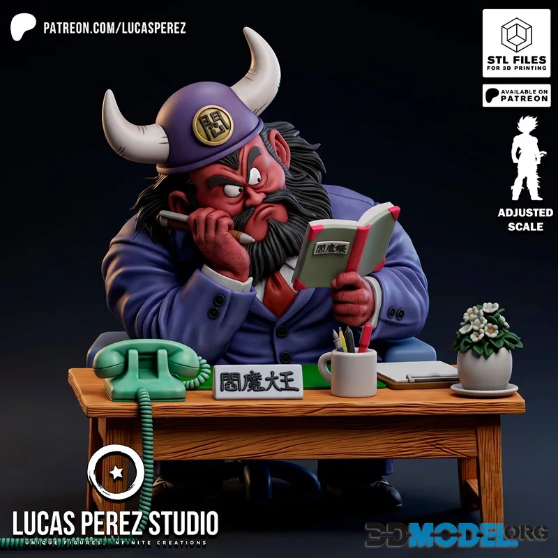 Lucas Perez - Chibis Enma Daio-Sama - Dragon Ball Z – Printable