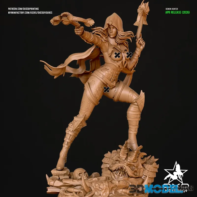 OXO3D - Demon Hunter NSFW Version – Printable
