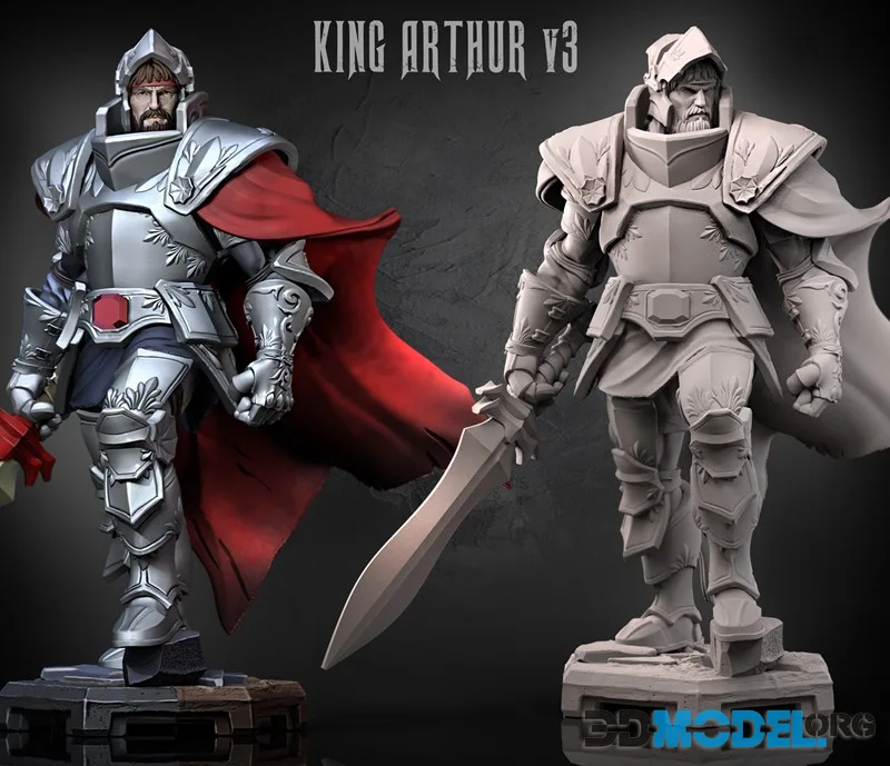 Dragun Studio - King Arthur v3 – Printable
