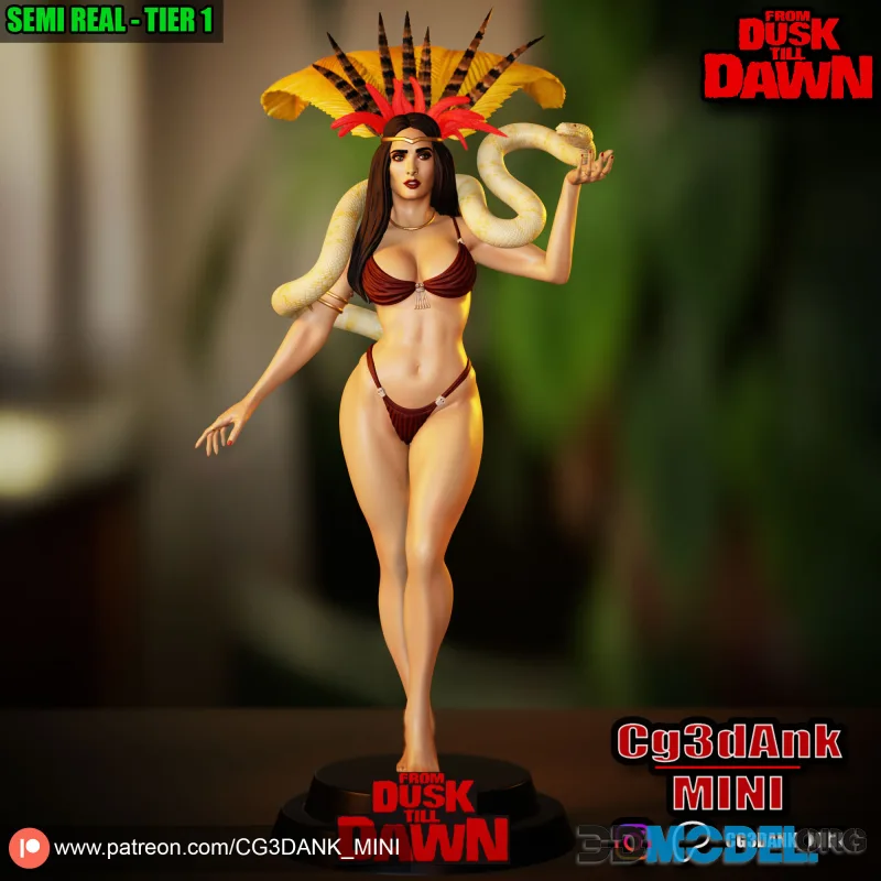 Cg3dAnk Mini - Santanico Pandemonium (From Dusk Till Dawn) – Printable