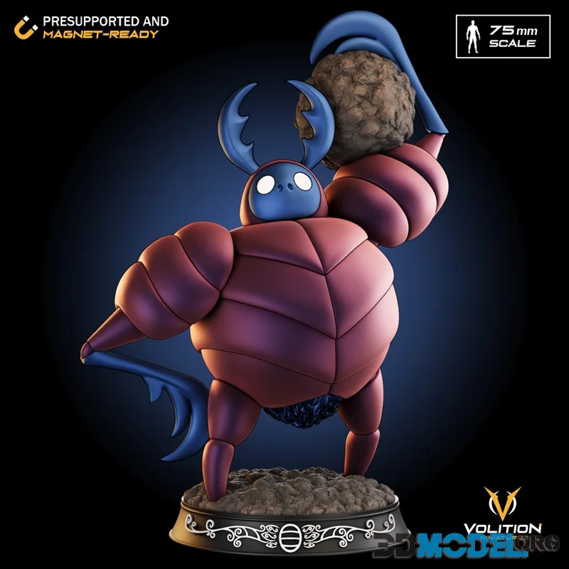 Volition Miniatures - Hollow Knight - Dung Defender – Printable