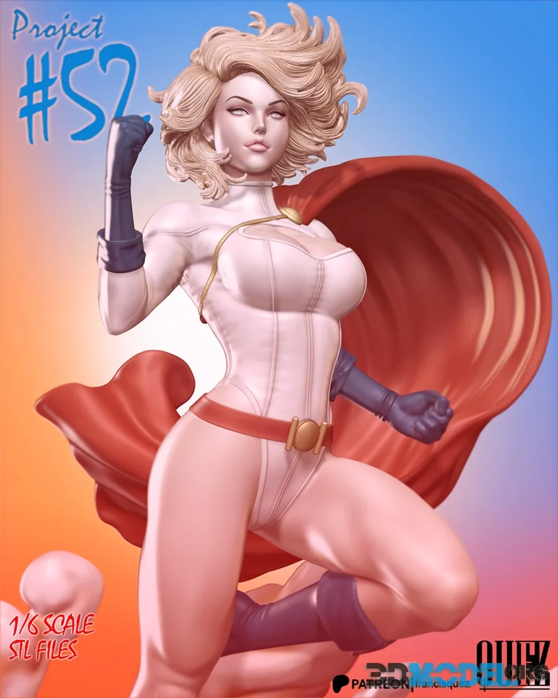 Francis Quez - Project 52 - Power Girl – Printable