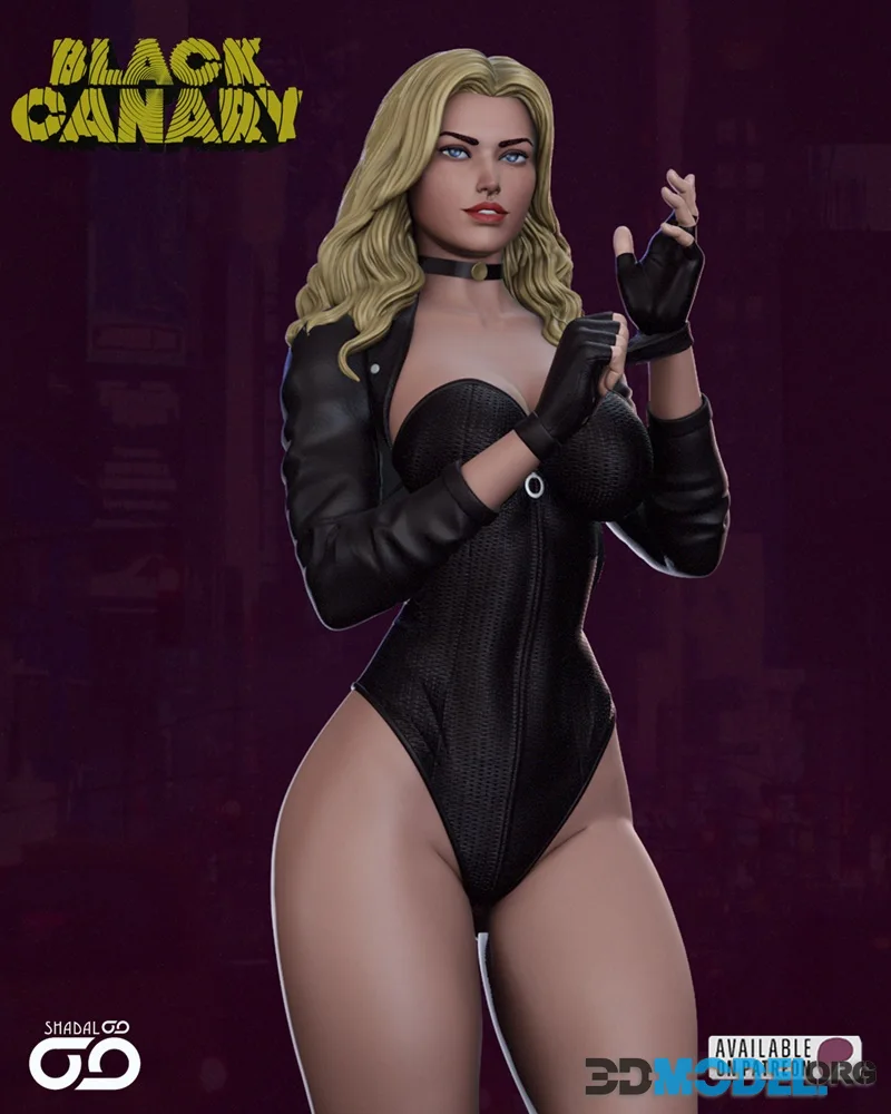 Shadaloo Studios - Black Canary – Printable