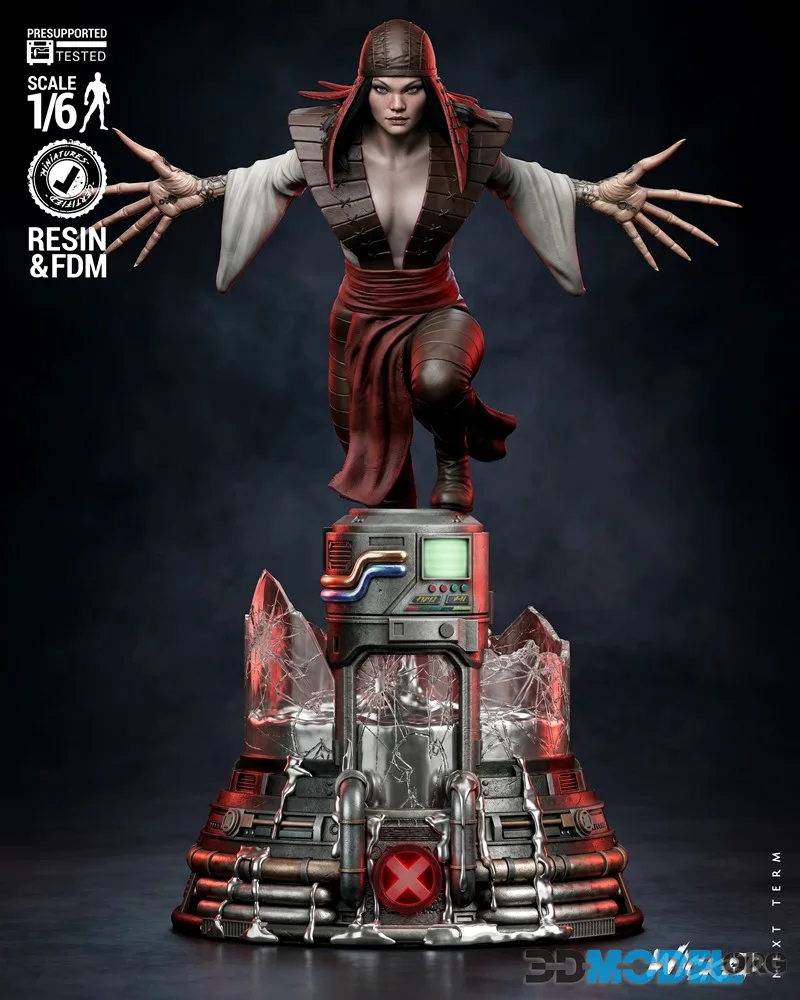 Wicked - Lady Deathstrike Sculpture – Printable