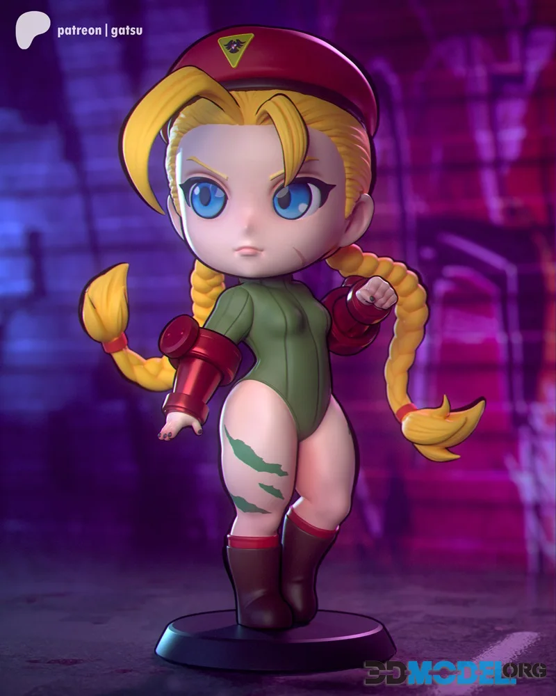 Gatsu Studios - Cammy Chibi – Printable