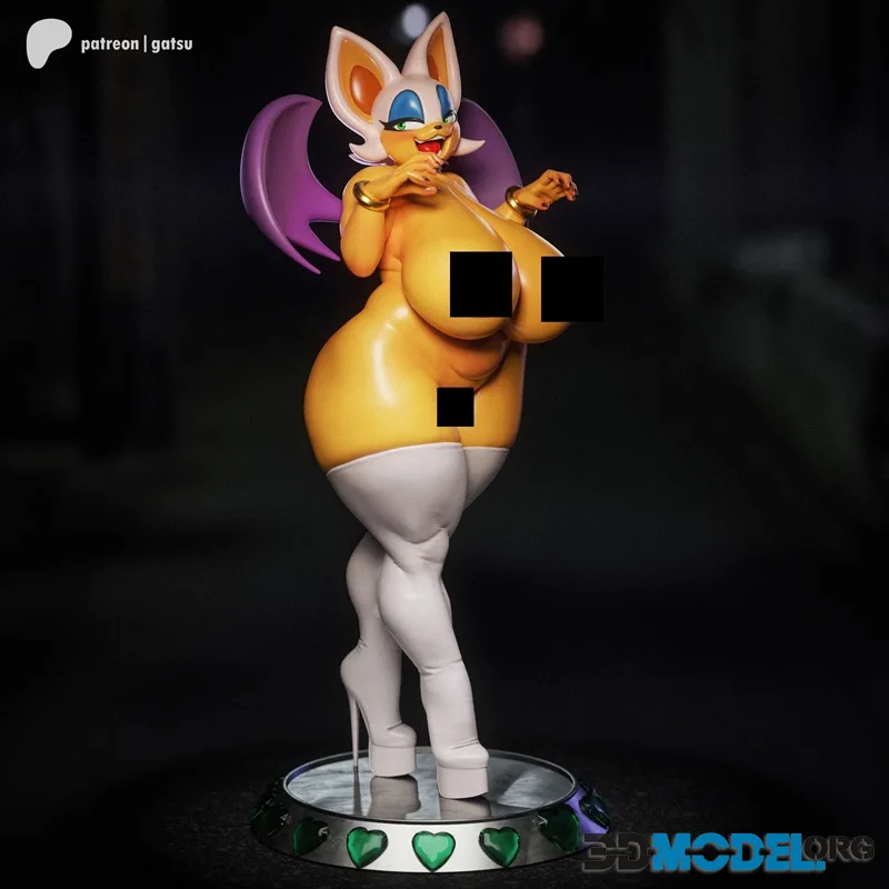 Gatsu Studios - Rouge the Bat – Printable