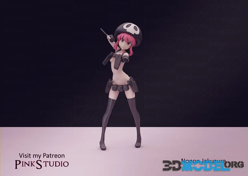 Pink Studio - Kill la Kill - Nonon Jakuzure – Printable