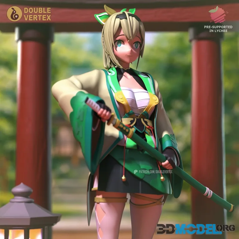 Double Vertex - Kazama Iroha - Hololive JP Vtuber Figure – Printable