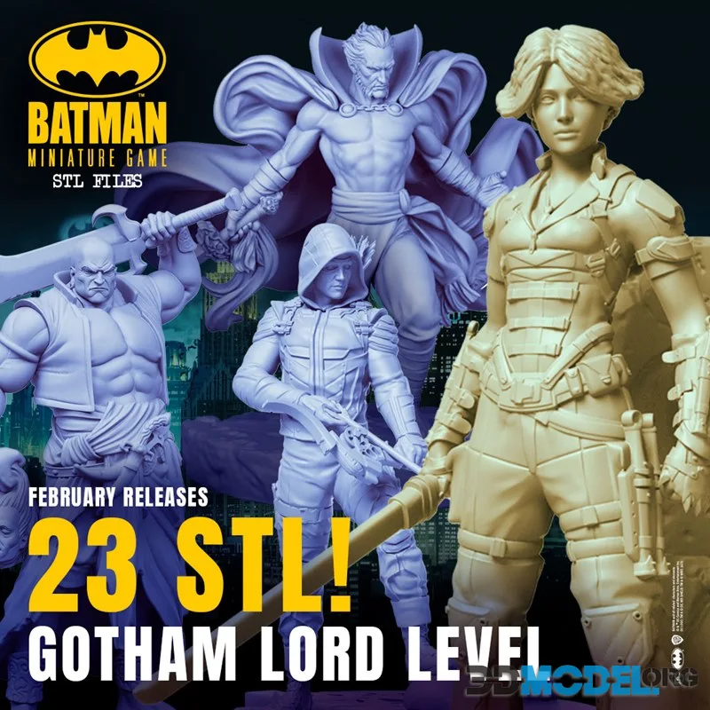 Knight Models - Batman Miniatures Game - Gotham Lord February 2026 – Printable