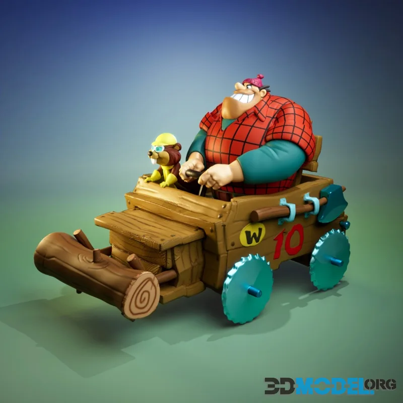 Rufus Ruffcut and Sawtooth - The Buzzwagon – Printable
