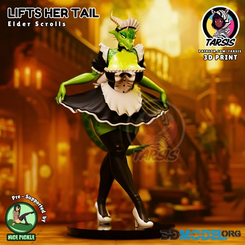 Lifts Her Tail – Printable