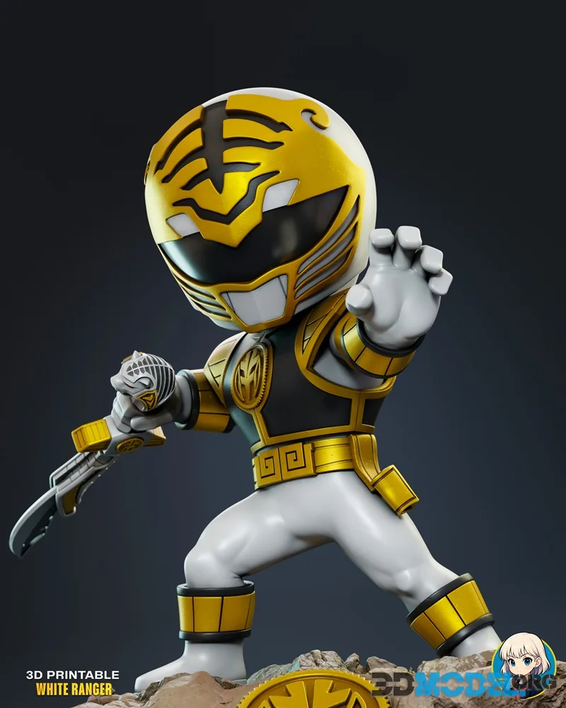 White Ranger Champion – Printable