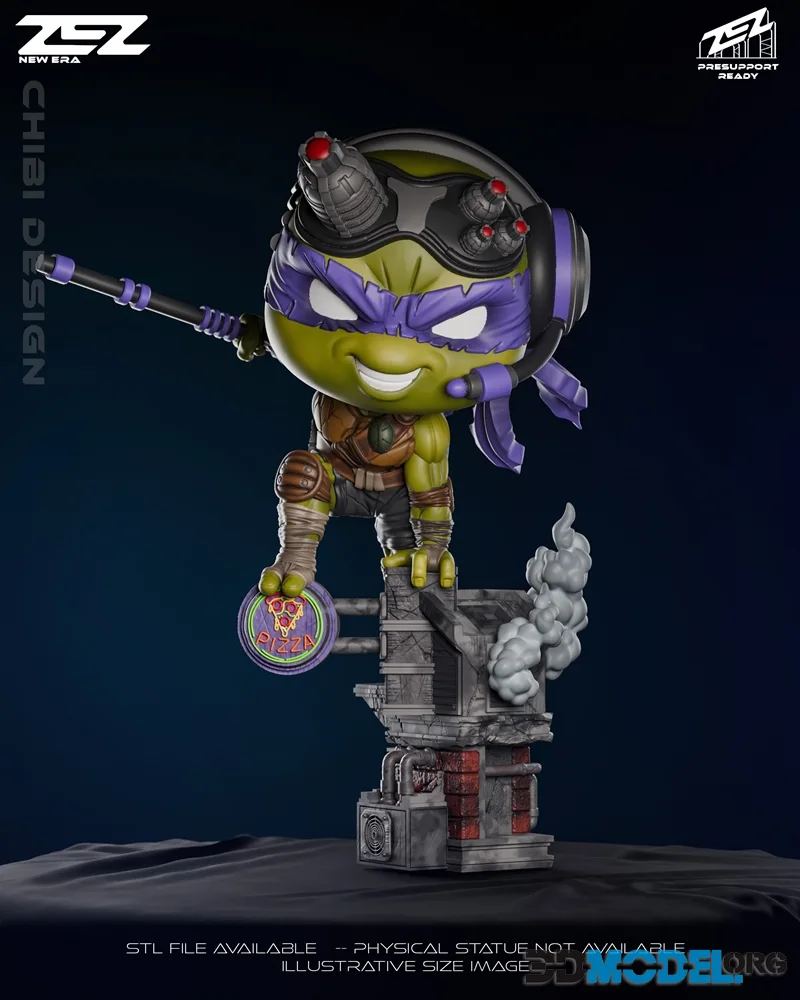 ZEZ Studio - Donatello Chibi – Printable