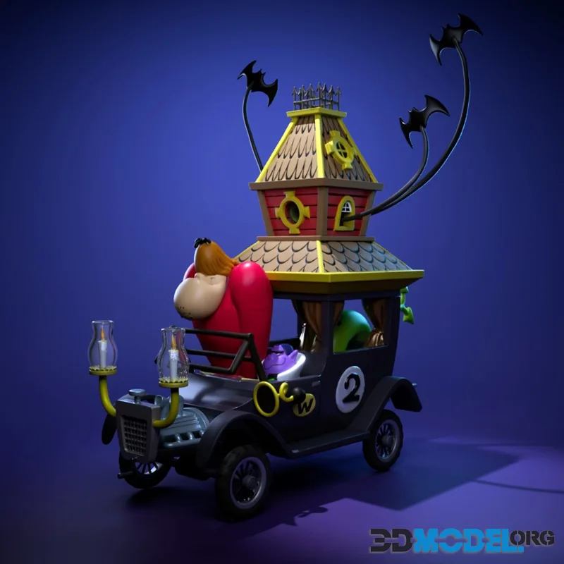The Creepy Coupe - Wacky Races – Printable