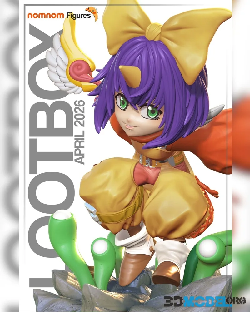 Nomnom Figures - Eiko - Final Fantasy IX – Printable