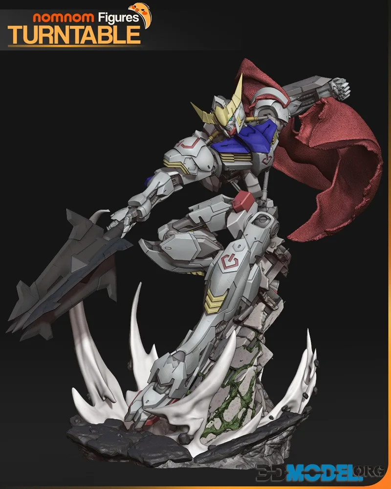 Nomnom Figures - Barbatos - Gundam – Printable