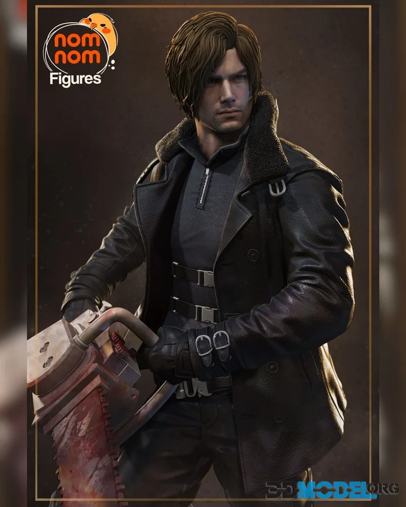 Nomnom Figures - Leon S. Kennedy - Resident Evil – Printable
