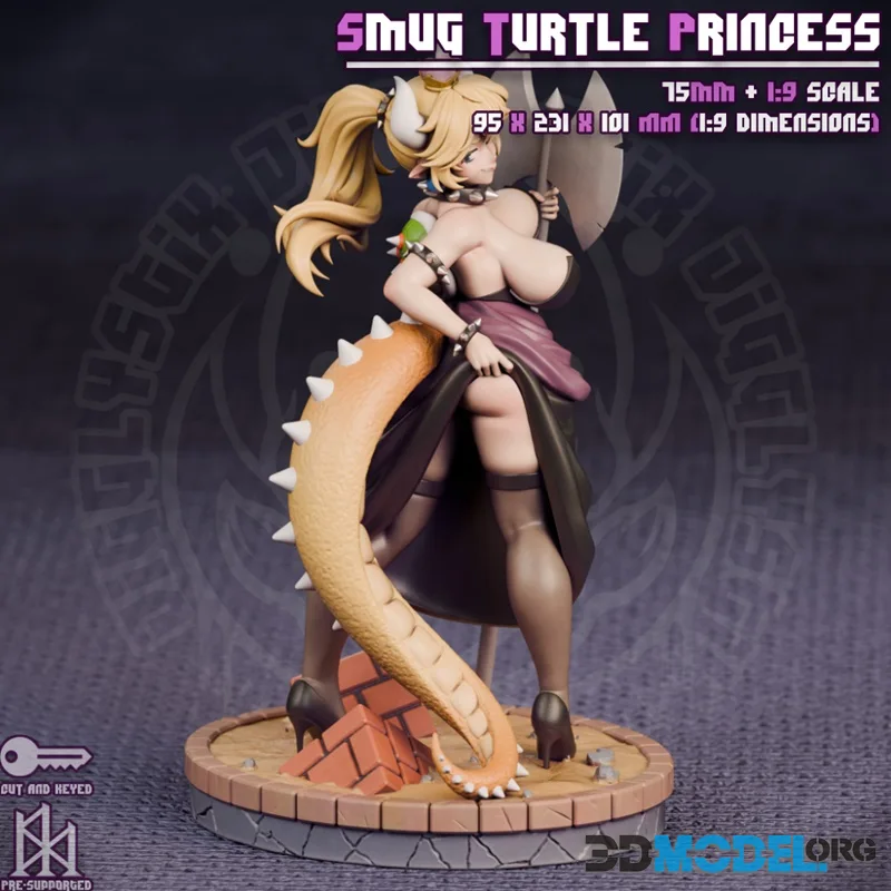 Jigglystix - Smug Turtle Princess – Printable