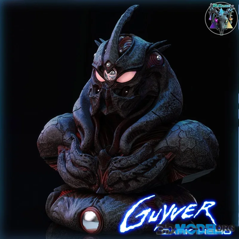 ARJKalobas - Guyver Zoanoid Bust – Printable