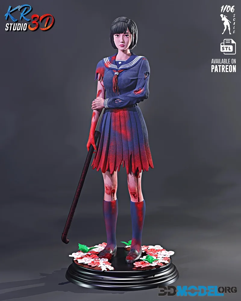 KR3D Studio - Hinako Shimizu - Silent Hill F – Printable