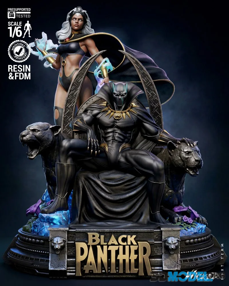 Wicked - Black Panther Diorama – Printable