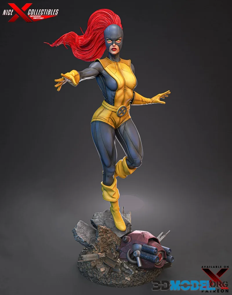Nice X Collectibles - Jean Grey classic - 90s variant – Printable
